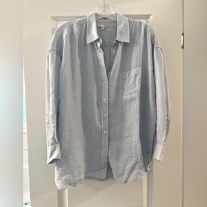 Gap size S oversized linen shirt